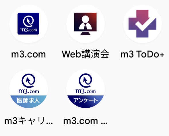 m3.comの派生アプリ